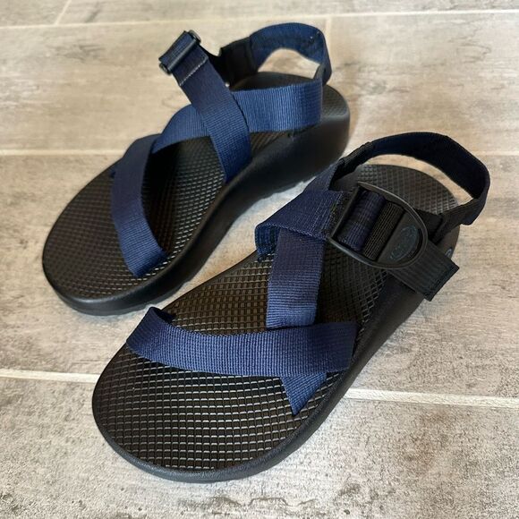 CHACO Z1 CLASSIC LINEAR BLUE 7 NWOT - Picture 1 of 9